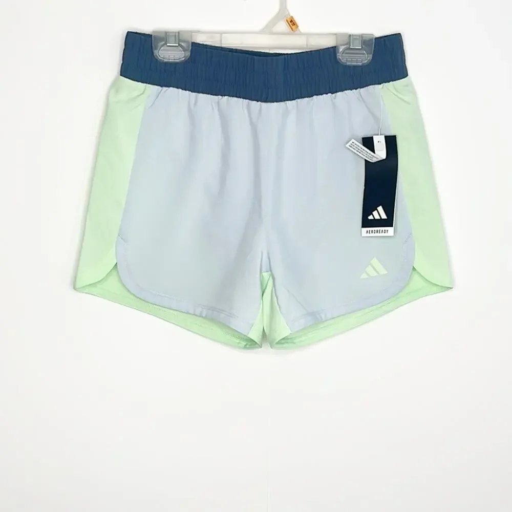 Girls Adidas Color Block Pacer Short Size Large